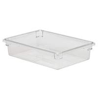 Cambro Camwear 18x26x6 Clear 8.75 Gallon Food Storage Container - 18266CW135