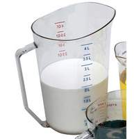 Cambro Camwear 4qt Clear Polycarbonate Measuring Cup - 400MCCW135 