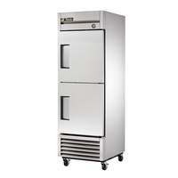 True 23 Cu.Ft One Section Two Door Stainless Reach-in Freezer - T-23F-2-HC