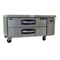 Nor-Lake 8.2 cu ft Refrigerated Base Equipment Stand with 2 Drawers - NLCB48