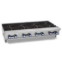 Imperial 48in Gas Countertop Hotplate with 8 Burners - IHPA-8-48 