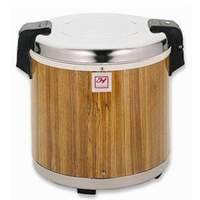 Thunder Group 50 Cup Stainless Steel with Wood Grain Electric Rice Warmer - SEJ21000 