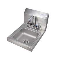 BK Resources Wall Mount Space Saver Hand Sink - BKHS-D-SS-P-G 
