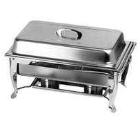 Thunder Group 8qt Stainless Steel Full Sized Foldable Frame Chafing Dish - SLRCF005 