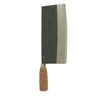 Thunder Group 9.25" Cast Iron Ping Knife w/ Wooden Handle - SLKF003HK