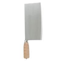 Thunder Group 8.5" Cast Iron Bone Knife w/ Wooden Handle - SLKF016