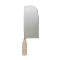 Thunder Group 9" Cast Iron Shanghai Ping Knife w/ Wooden Handle - SLKF025