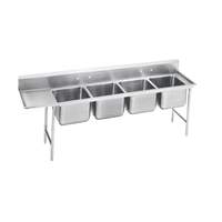 Advance Tabco Regaline 4-Compartment Stainless Steel Sink-20"x16" Bowls - 9-4-72-18L