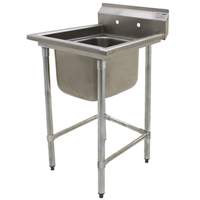 Eagle Group S14 Series 1-Compartment Stainless Steel Sink-20inx20in Bowl - S14-20-1-SL 