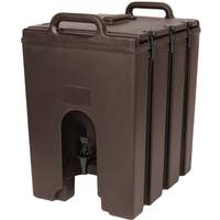 Cambro Camtainer 11-3/4 gallon Beverage Carrier - Dark Brown - 1000LCD131