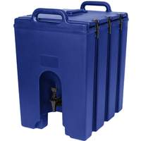 Cambro Camtainer 11-3/4gl Beverage Carrier - Navy Blue - 1000LCD186 
