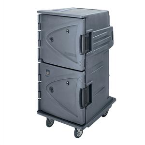 Cambro Camtherm Tall Profile Electric Hot/Cold Cart - Gray - CMBHC1826TSF191