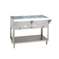 Advance Tabco HF-3G-LP 47.1in (3) Well Hot Food Table with Stainless Steel Top - LP 