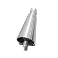 Turbo Air (1) 6in Stainless Steel Leg 1/2in Dia. & 13 TPL, Nickel Finish - 30221M0600 