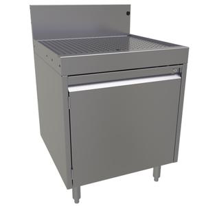 Glastender 24in Stainless Steel Underbar Workboard Storage Cabinet - DBCB-24 