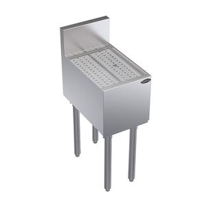 Krowne Metal Royal 1800 Series 12"W Freestanding Underbar Drainboard - KR19-GS12