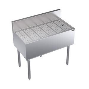 Krowne Metal Royal 1800 Series 36"W Freestanding Underbar Drainboard - KR19-GS36