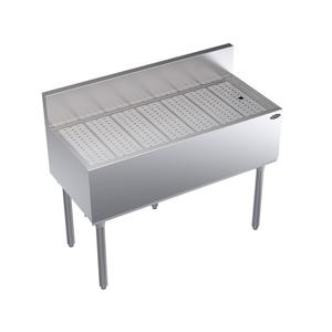 Krowne Metal Royal 1800 Series 42"W Freestanding Underbar Drainboard - KR19-GS42