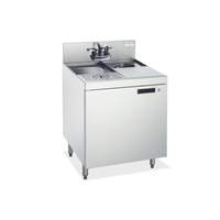 Krowne Metal Royal 1800 Series 24in Mixology Station with Sink & Dipper Well - KR24-MS24 