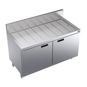 Krowne Metal Royal 1800 Series 36"W Underbar Workboard with Storage Cabinet - KR24-SD48 