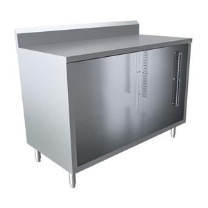 BK Resources CSTR5-2448 48"W x 24"D Stainless Steel Cabinet Base Work Table 