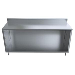 BK Resources CSTR5-2472 72"W x 24"D Stainless Steel Cabinet Base Work Table 