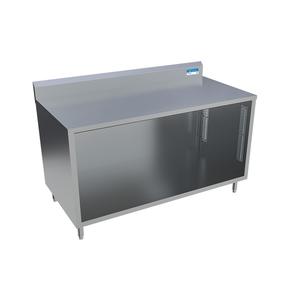 BK Resources CSTR5-3060 60"W x 30"D Stainless Steel Cabinet Base Work Table 
