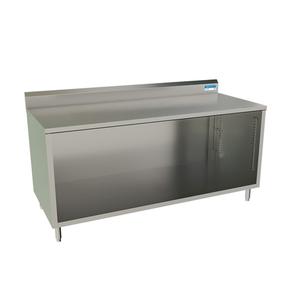 BK Resources CSTR5-3072 72"W x 30"D Stainless Steel Cabinet Base Work Table 