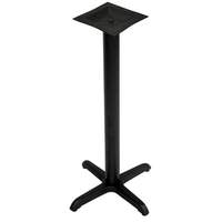 BK Resources 22" x 22" Dining Height 2 Piece Cast Iron Table Base - BK-DXTB2-2222