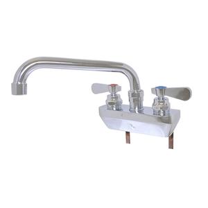 BK Resources BKF-4SM2-10-G OptiFlow Solid Body with 10in Swing Spout Faucet 