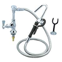 BK Resources OptiFlow Pot Filler Assembly with 72in Stainless Steel Hose - BKF-SDMPF-G 