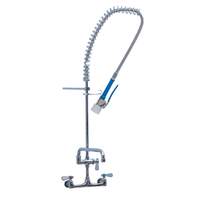 BK Resources Imperial Series Standard Pre-Rinse Unit w/ 12" Add-on Faucet - BKF-SVSPR-WB-AF12-G