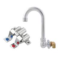 BK Resources Foot Valve Assembly with 3-1/2in Gooseneck Swivel Spout - BKFVSGS-G 