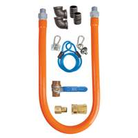 BK Resources 24in Gas Hose Connection Kit #9 - 1/2in Inner Diameter - BKG-GHC-5024-SCK9 