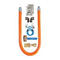 BK Resources 48in Gas Hose Connection Kit #9 - 1/2in Inner Diameter - BKG-GHC-5048-SP3 