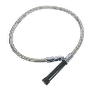 BK Resources Pre-Rinse Hose 44" Stainless Steel Spray Hose - BKH-44-G