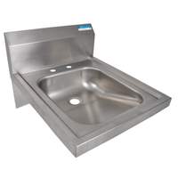 BK Resources 14"W ADA Compliant Hand Sink without Faucet - BKHS-ADA-D
