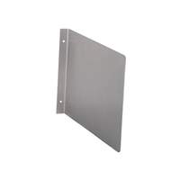 BK Resources Single Stainless Steel Side Splash for Deck Mount Hand Sink - BKHS-SSD1410 