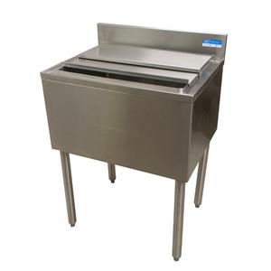 BK Resources UB4-18-IBCP36-7 36"W Stainless Steel Underbar Insulated Ice Bin w/Cold Plate
