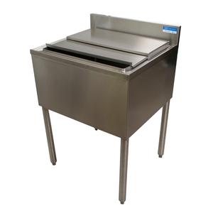 BK Resources UB4-21-IBCP36-7 36"W Stainless Steel Underbar Insulated Ice Bin w/Cold Plate