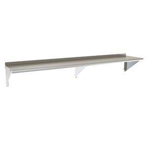 BK Resources BKWS-1684 84"Wx16"D Stainless Steel Wall Mount Premium Shelf 