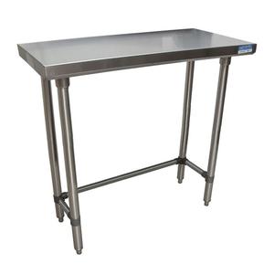 BK Resources SVTOB-1848 48"Wx18"D All Stainless Steel Open Base Work Table 