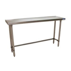 BK Resources SVTOB-1872 72"Wx18"D All Stainless Steel Open Base Work Table 