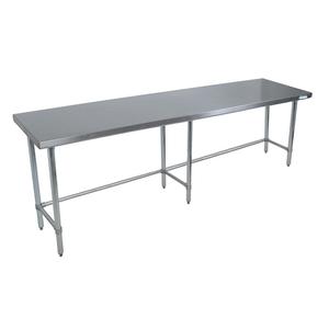 BK Resources SVTOB-1896 96"Wx18"D All Stainless Steel Open Base Work Table