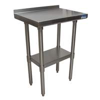 BK Resources 24"Wx18"D All Stainless Steel Work Table - SVTR-1824 