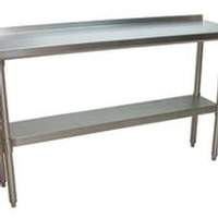 BK Resources 60"Wx18"D All Stainless Steel Work Table - SVTR-1860 