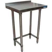 BK Resources 24"Wx18"D All Stainless Steel Work Open Base Table - SVTROB-1824 