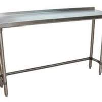 BK Resources 60"Wx18"D All Stainless Steel Work Open Base Table - SVTROB-1860 
