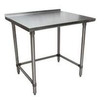 BK Resources 30"Wx30"D All Stainless Steel Work Open Base Table - SVTROB-3030 