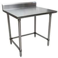BK Resources 30"Wx30"D Stainless Steel Open Base Work Table - VTTR5OB-3030 